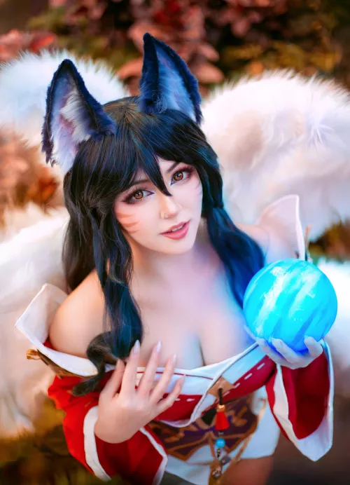 Ahri cosplay from League of Legends by NebulaNeko