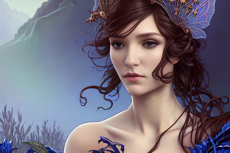 AI generated image of queen Holly