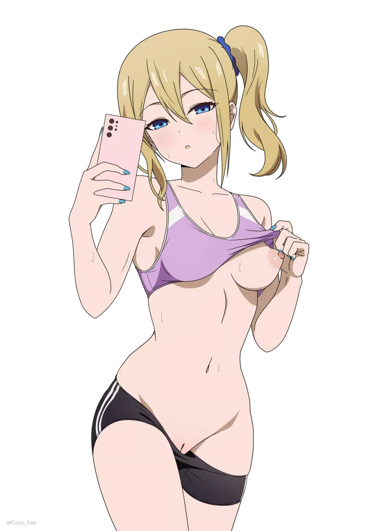 Ai Hayasaka's Sweaty Post Workout Selfie (Kaguya-Sama Love Is War)