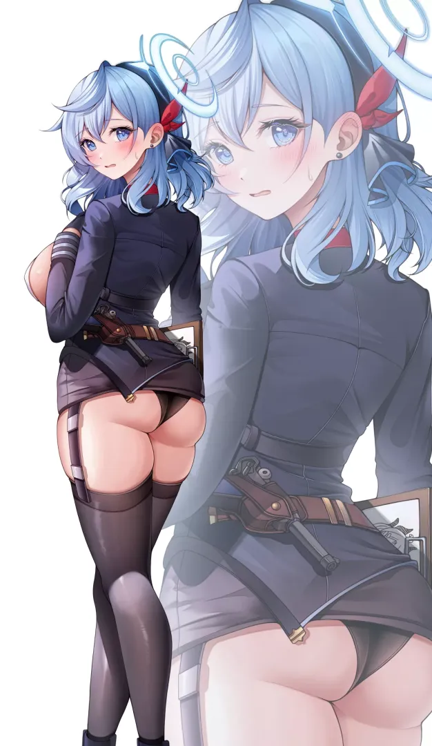 Ako's thick thighs