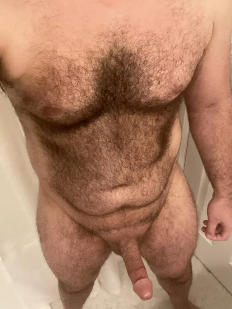 All fresh and clean after my shower. Come get me dirty again