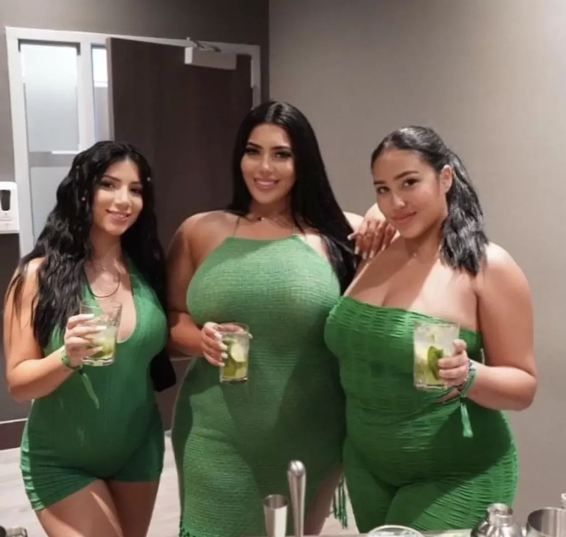 All green