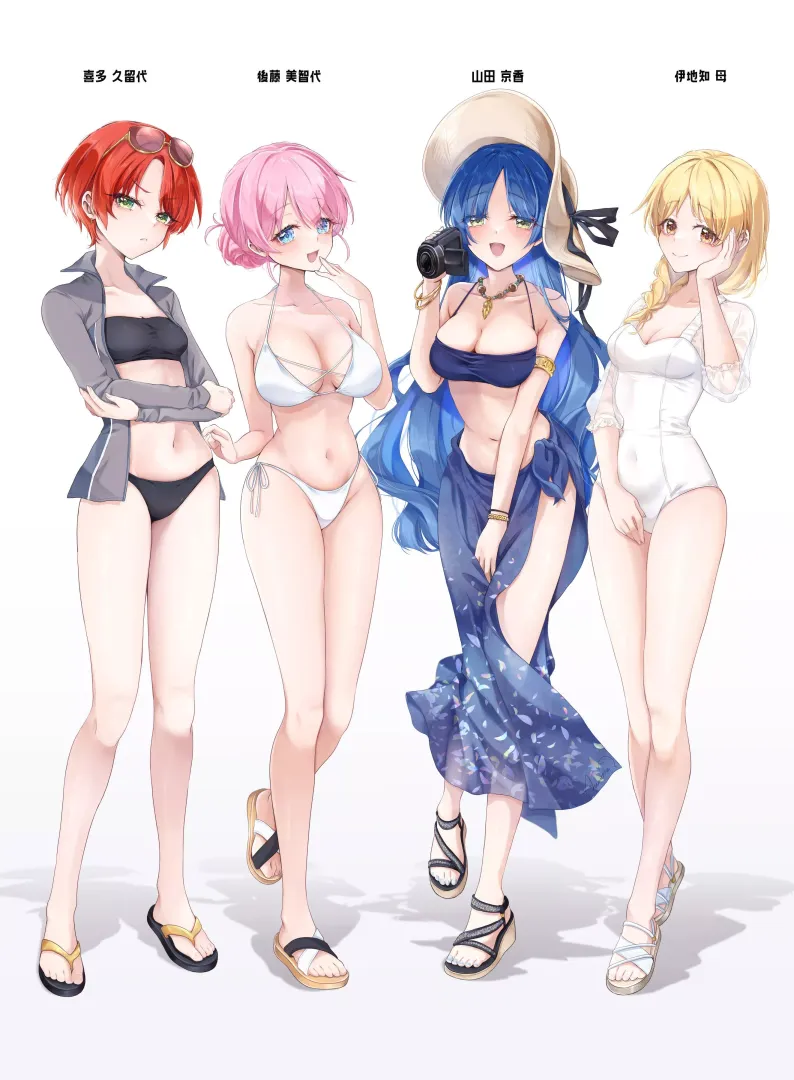 All Kessoku Band Members Mothers (By @anenone4 On X)