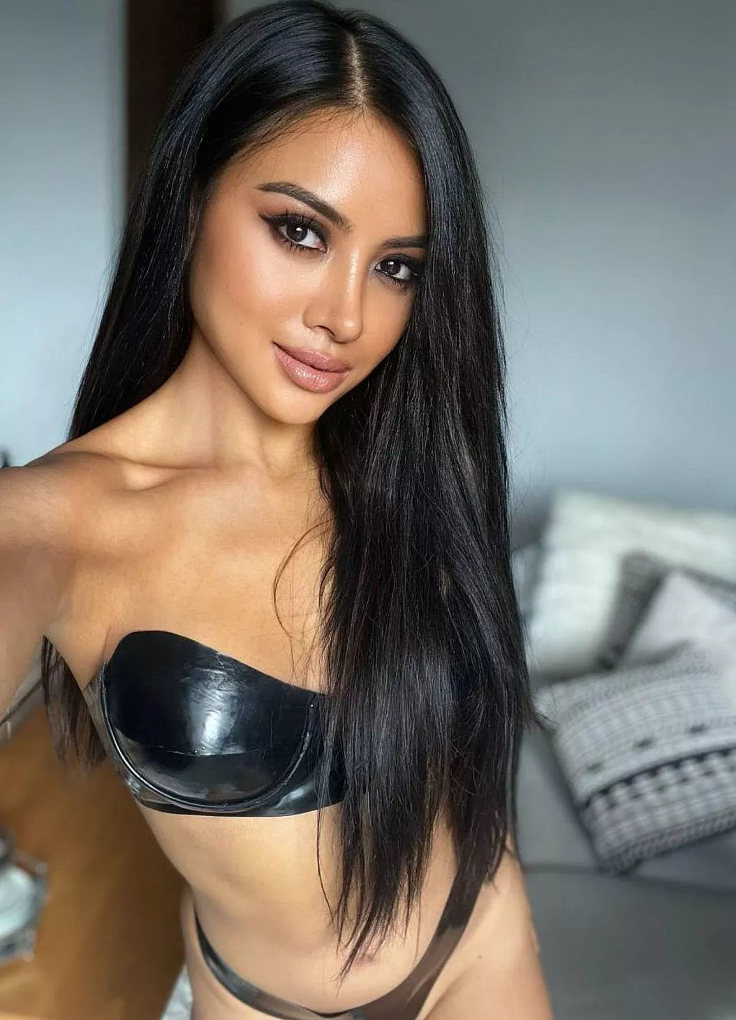 All leather ensemble