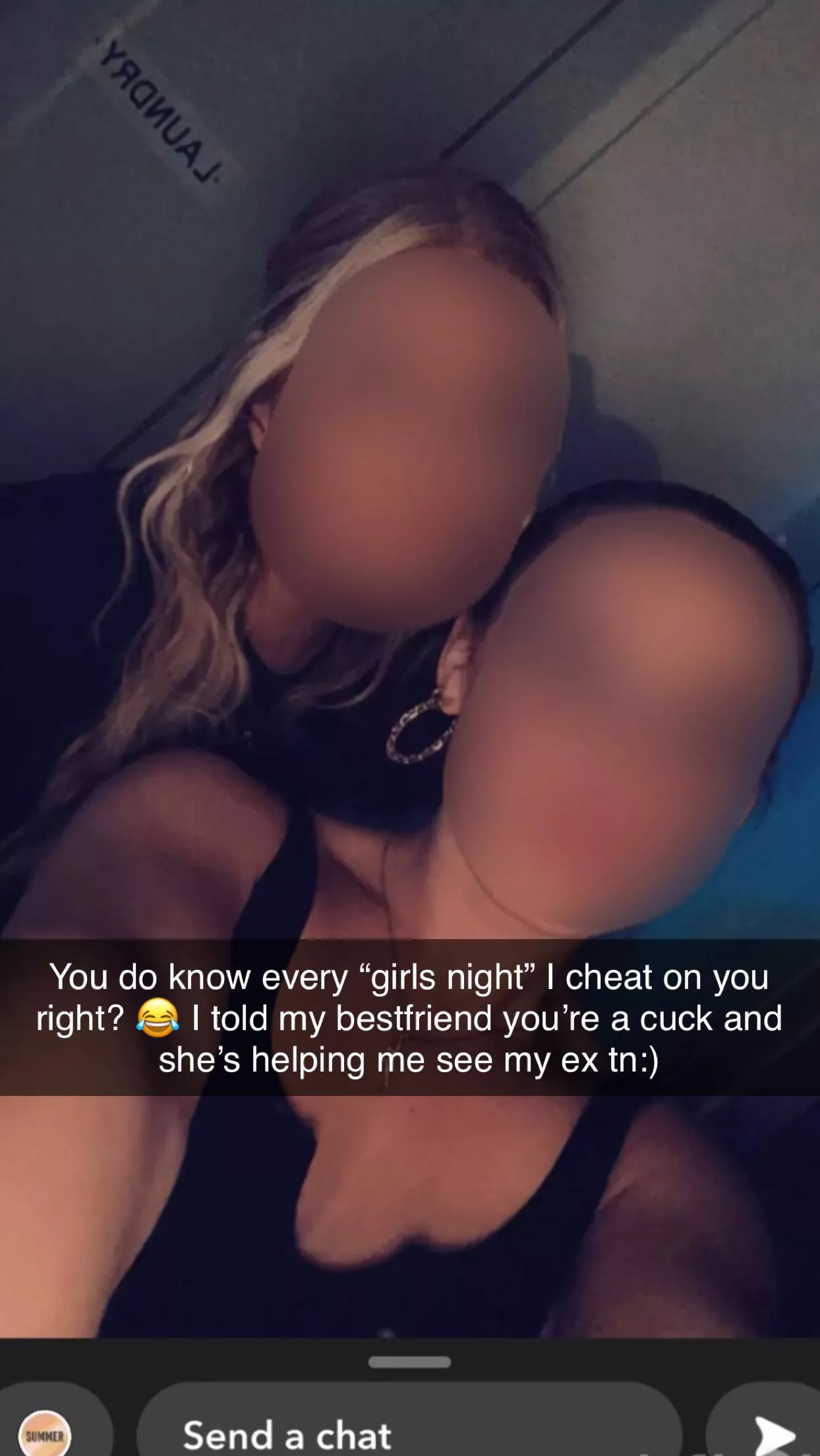 All of her friends know