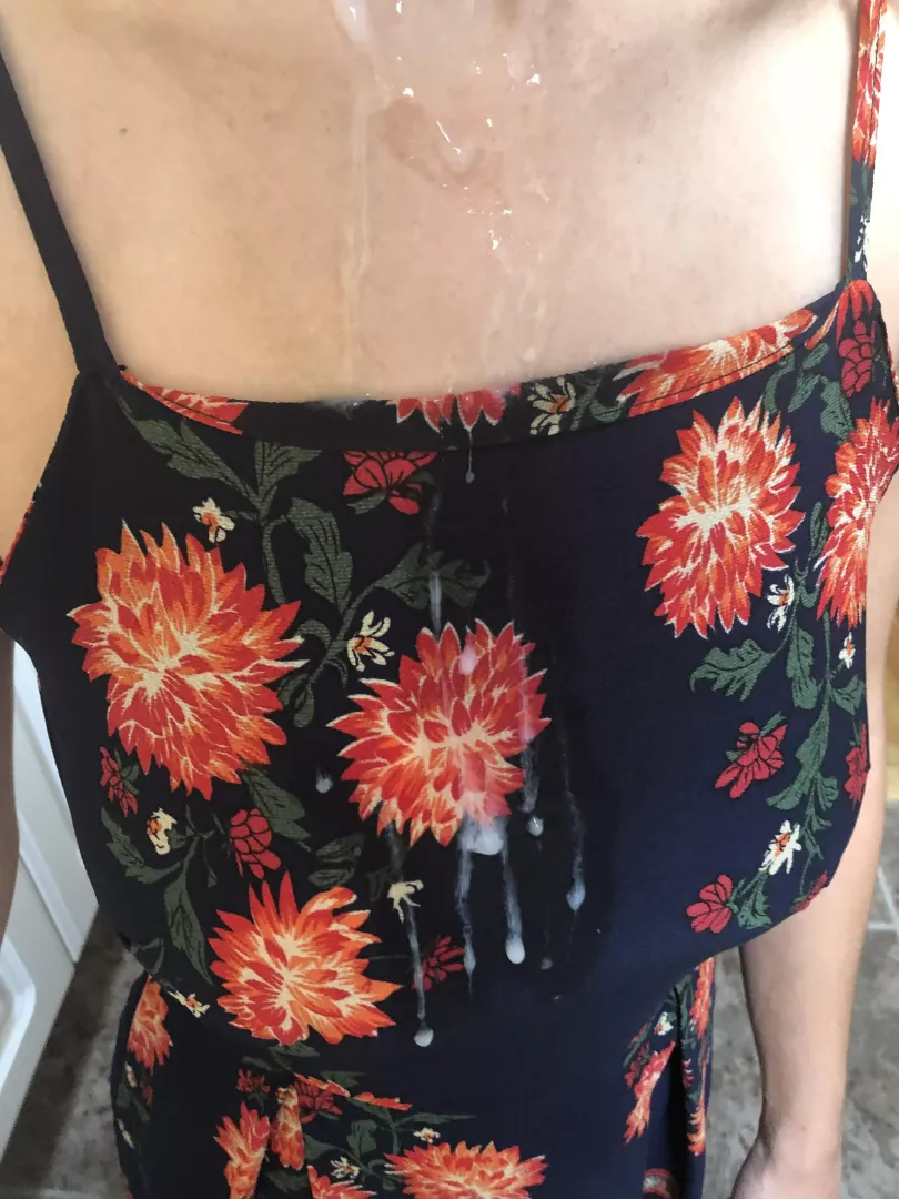 all over my dress :)