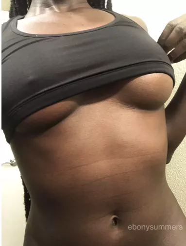 All the guys always love it when I wear this bra to the gym
