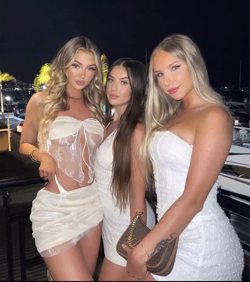 All white