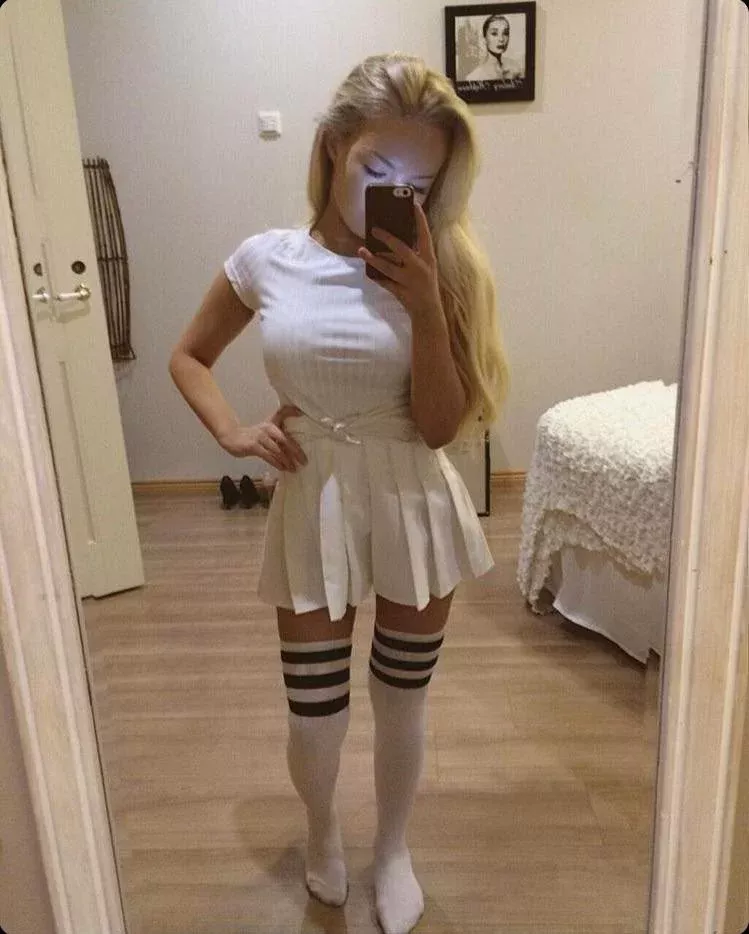 All white