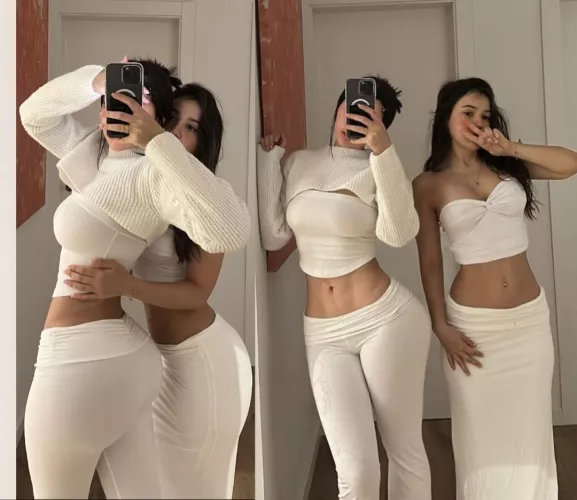 All white...