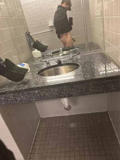 Almost got caught in the school bathroom 😜