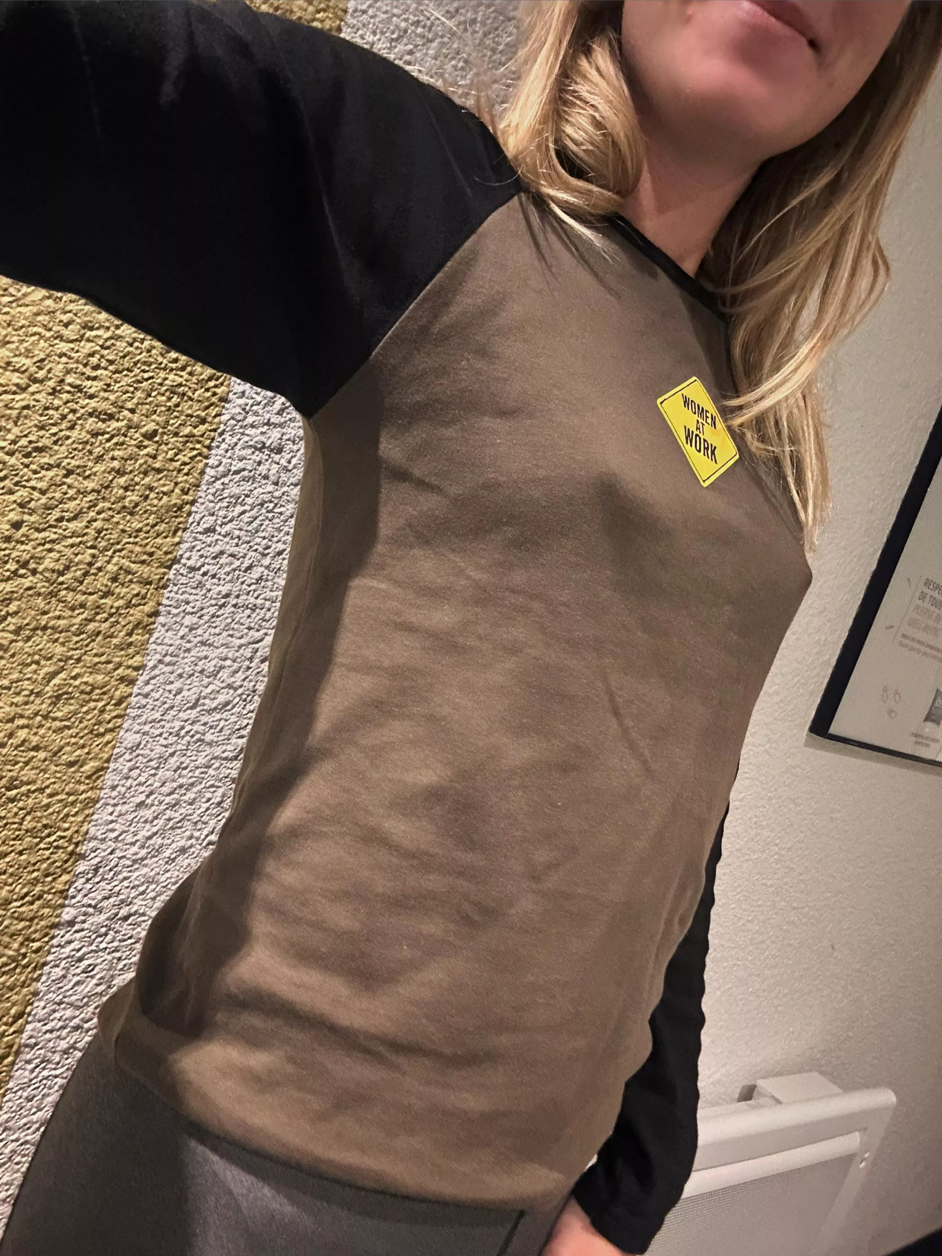 Always braless at the hotel breakfast