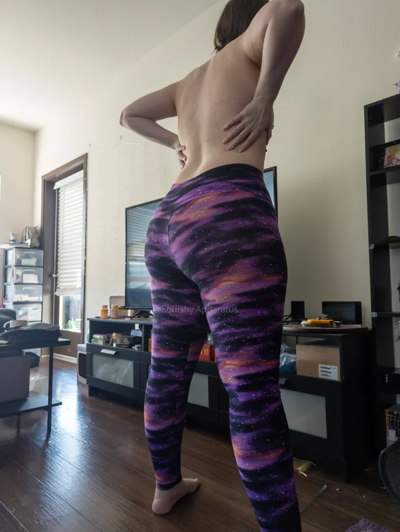 Always down to wear a pair of yoga pants