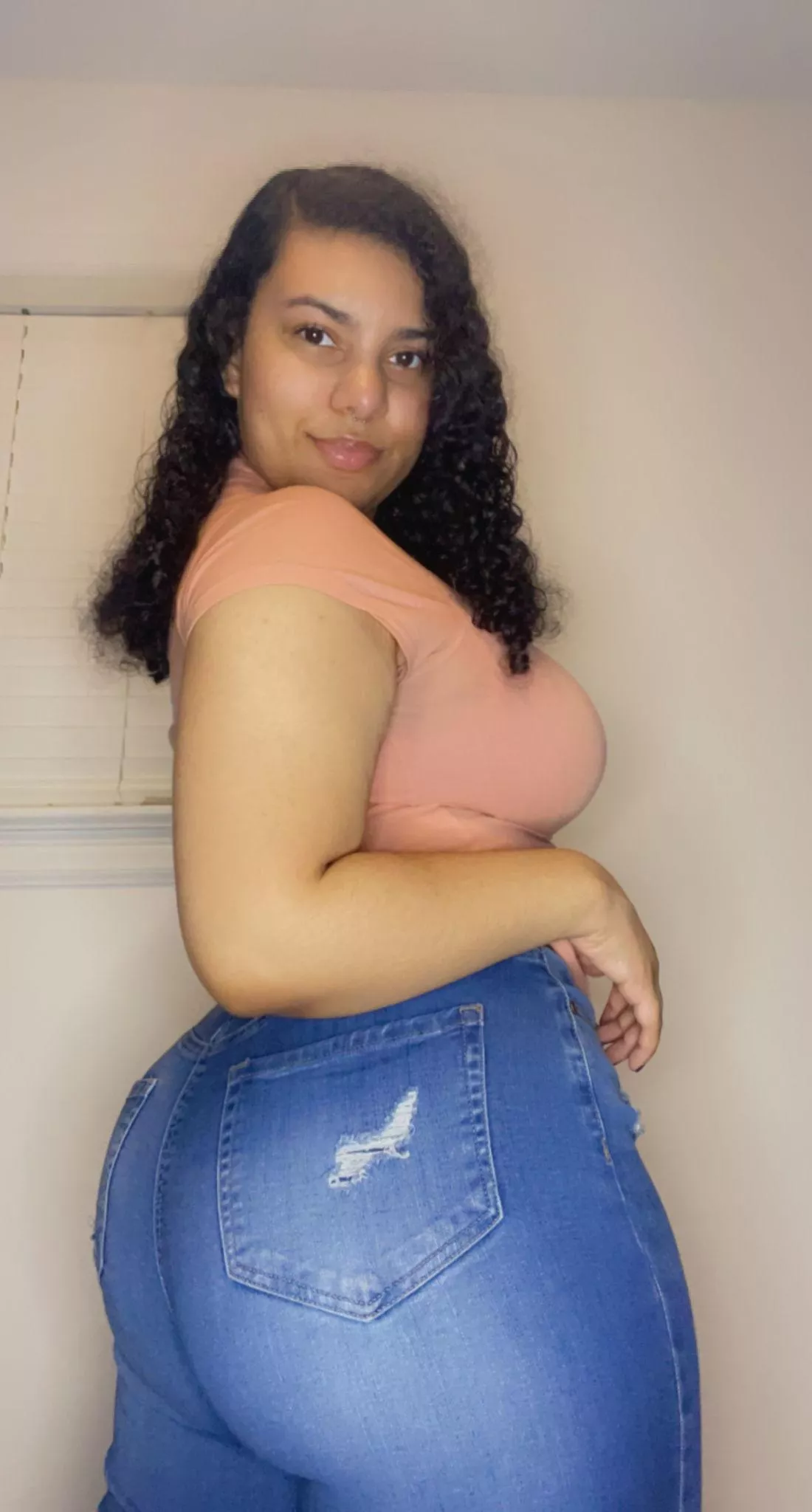 Always feel sexy in jeans and shirt