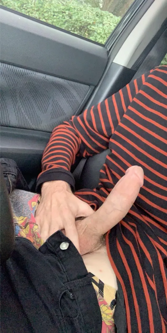 always getting hard in the car 😈