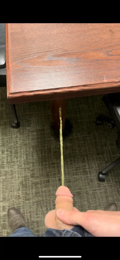 Always time to piss at work