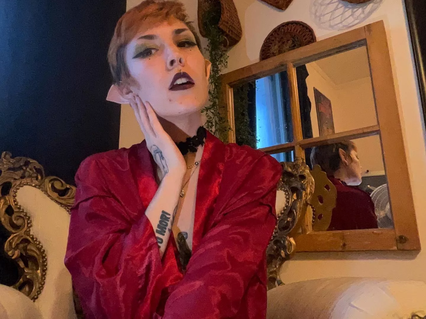 Am I cute with elf ears? 🥰🖤