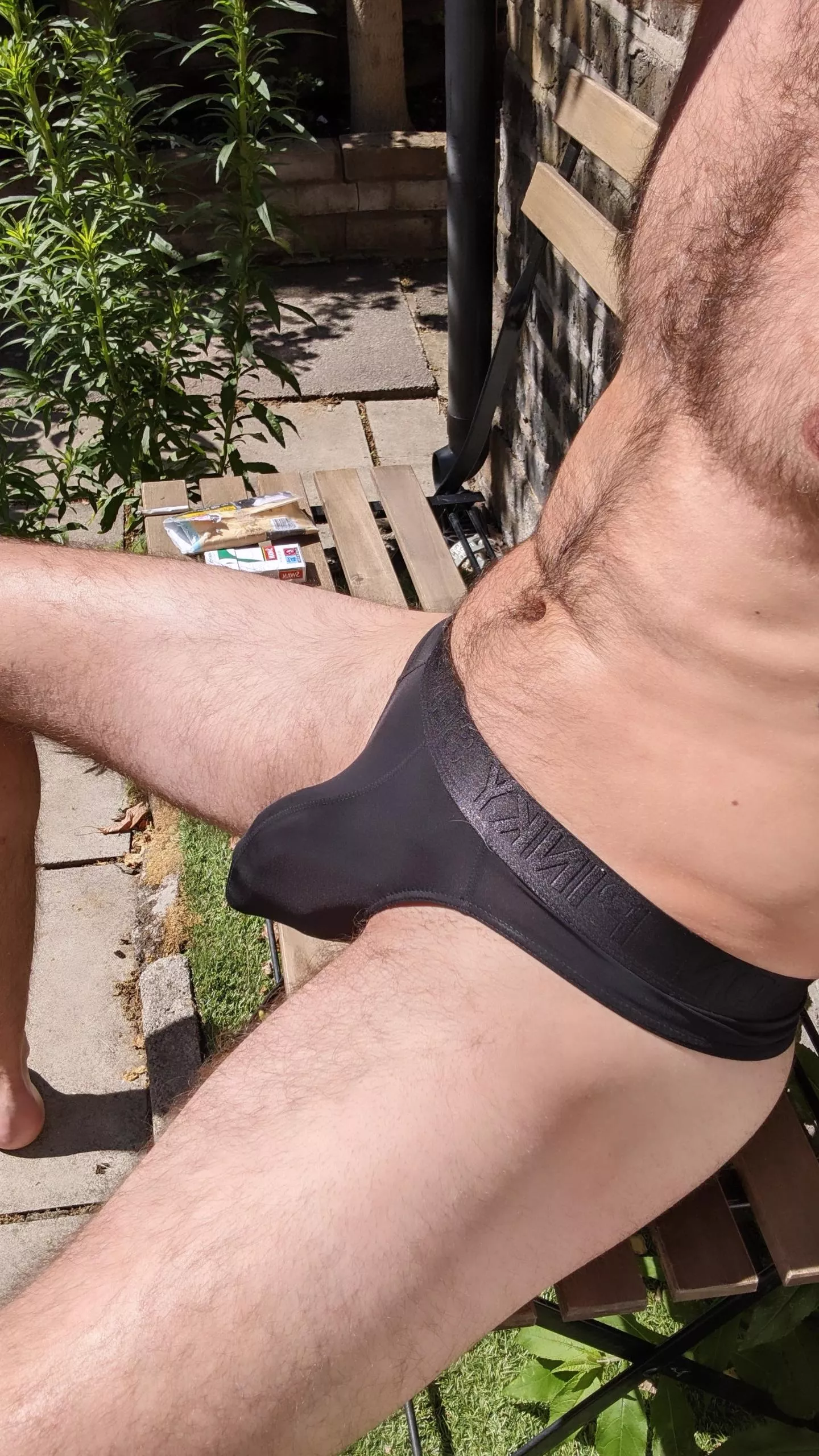 An Otter in the garden