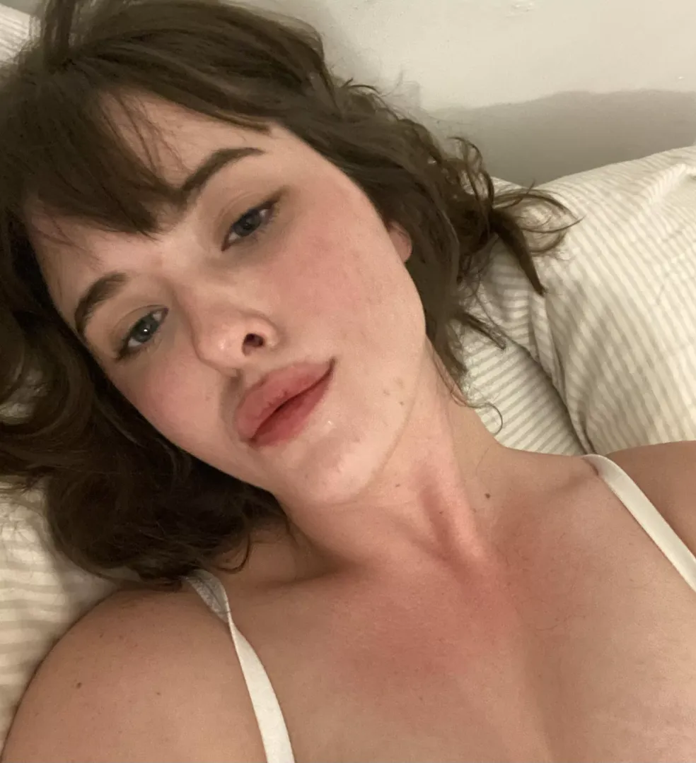 And blushing cheeks