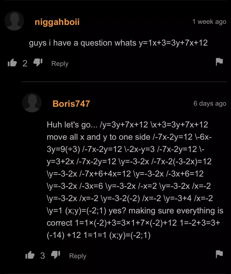 And someone actually responded