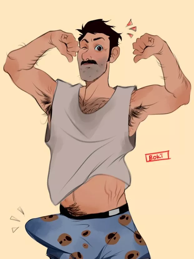 Anderson woke up early in the morning excited, morningwood