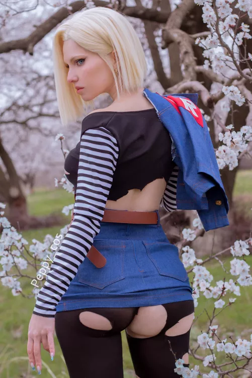 Android 18 cosplay by Peppy_cos