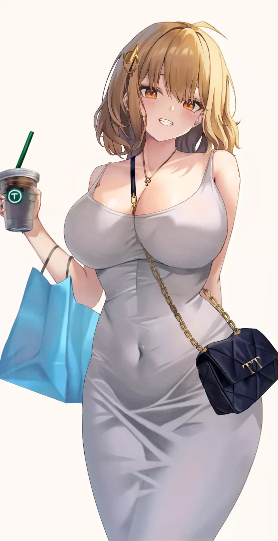Anis with shopping bag (XIA / Xia_0328) [Goddess Of Victory: Nikke]