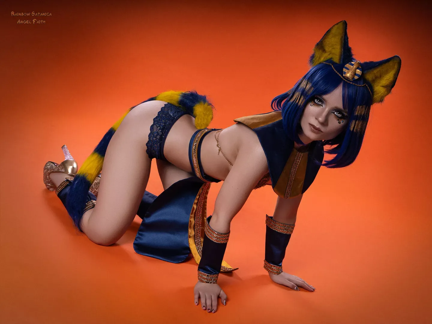 Ankha [Animal Crossing] cosplay (Rainbow Satanica)