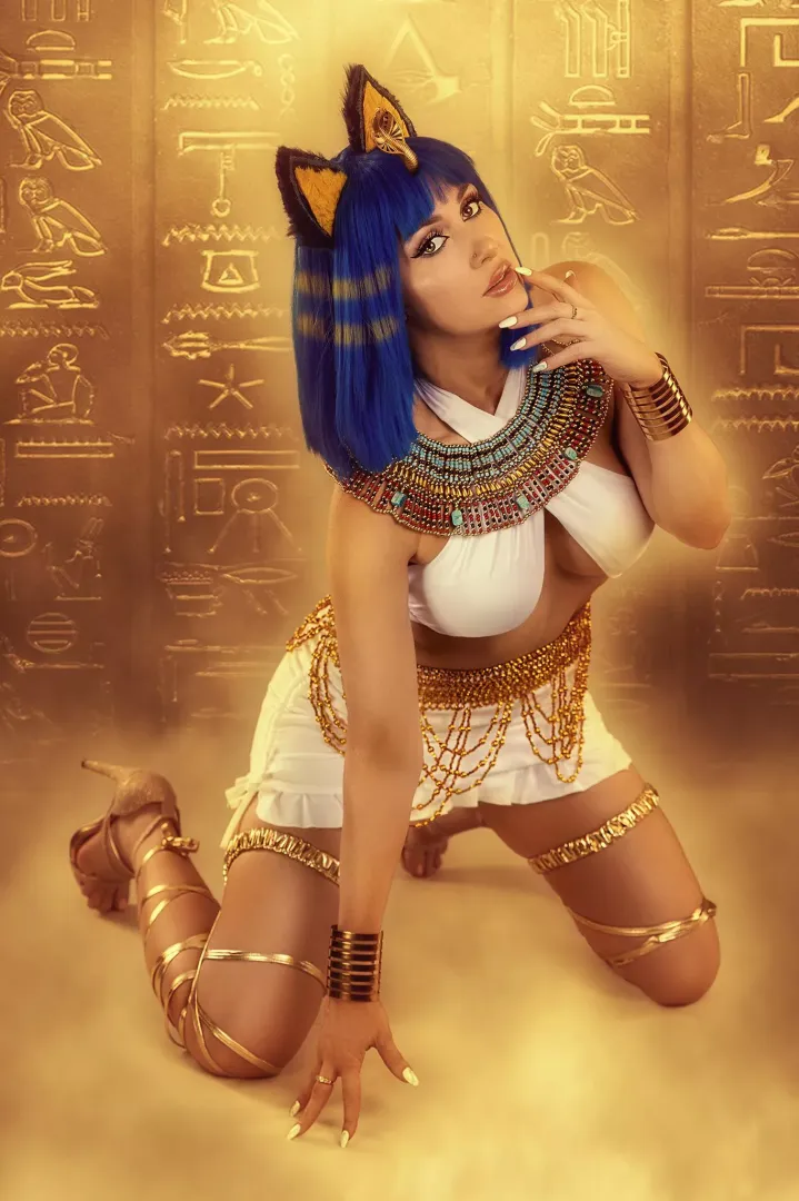 Ankha from Animal Crossing by @itsKawaiiKitten
