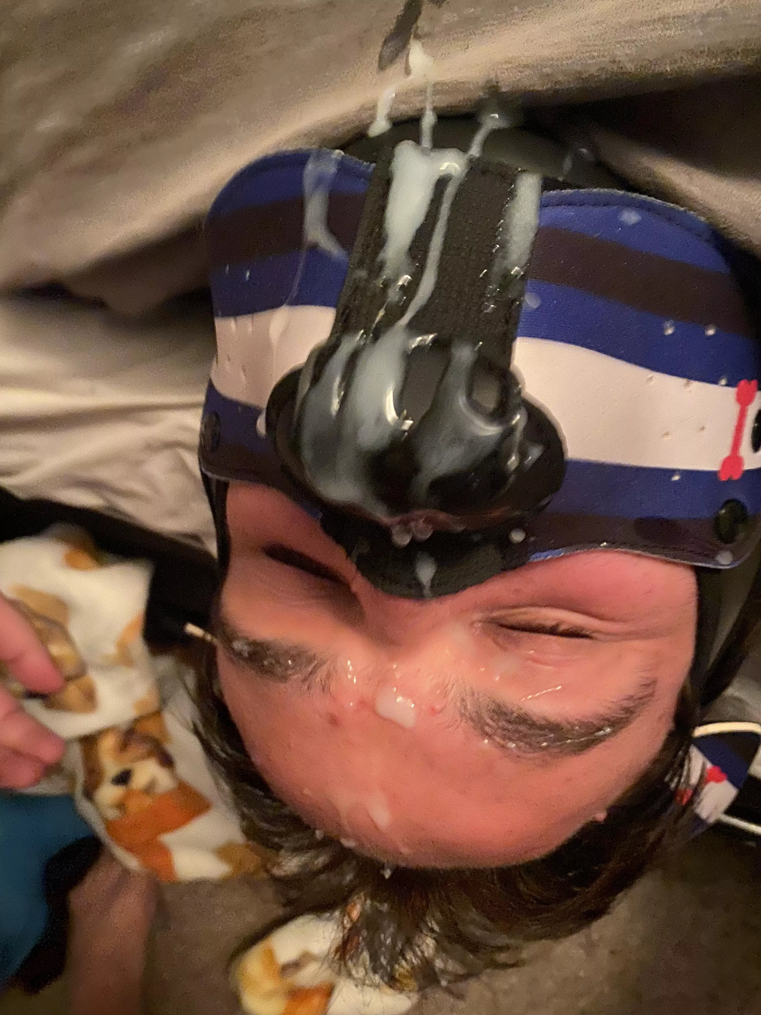Another facial from my sexy puppy 💙🐾❤️