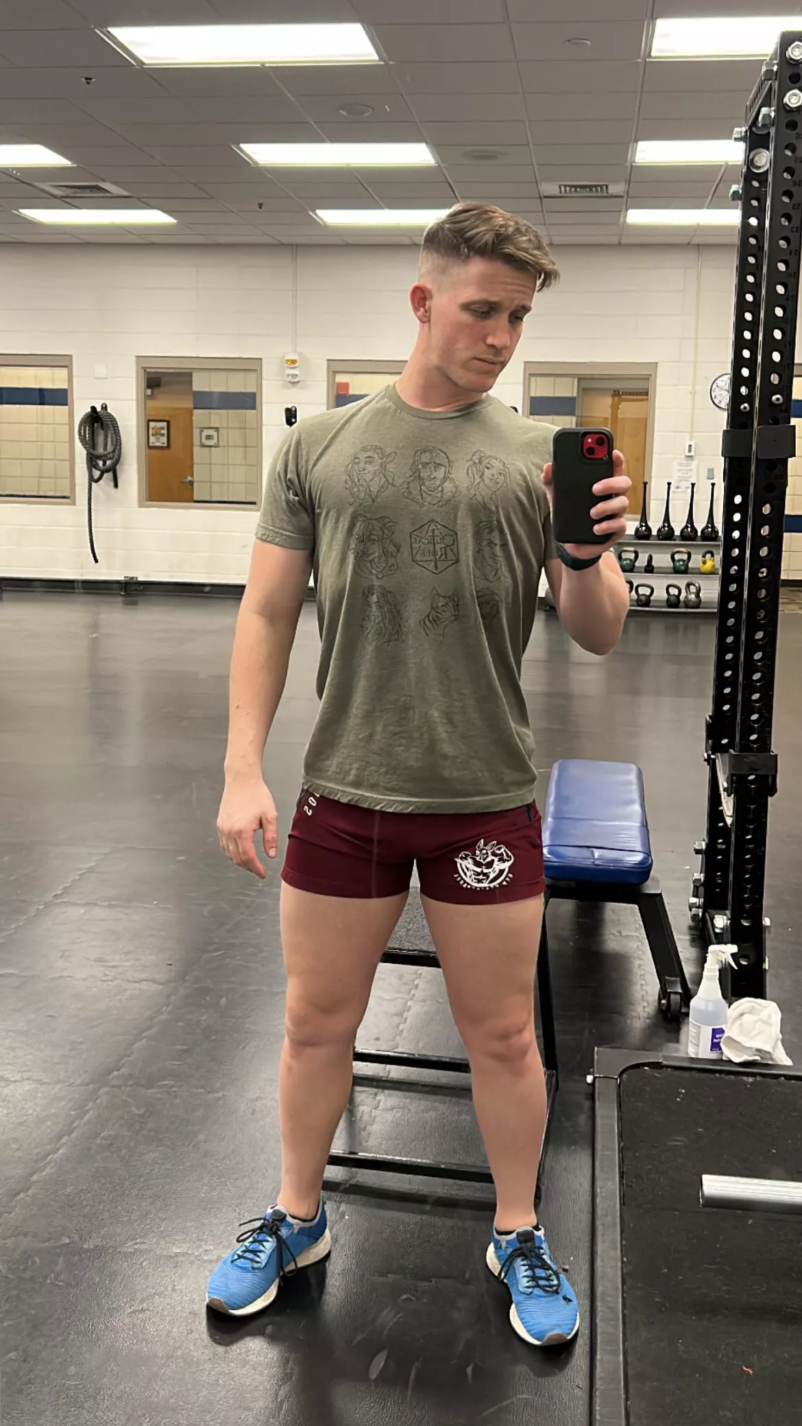 Another gym selfie because #gains