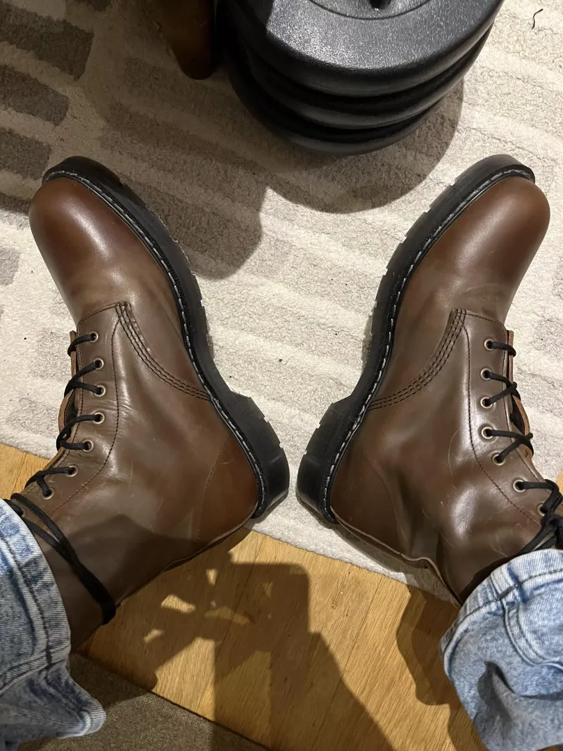 Another vote for Solovair over Doc Martens.