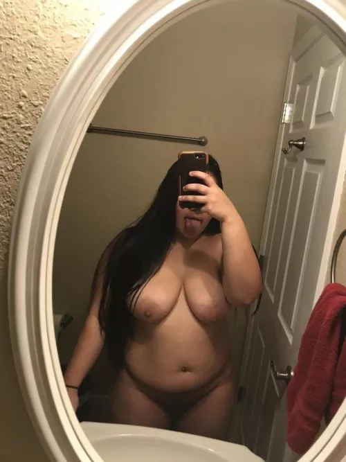 Any guys stroking and trading chubby couple here