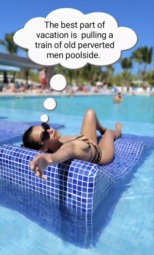 Any old guy to perv on her?