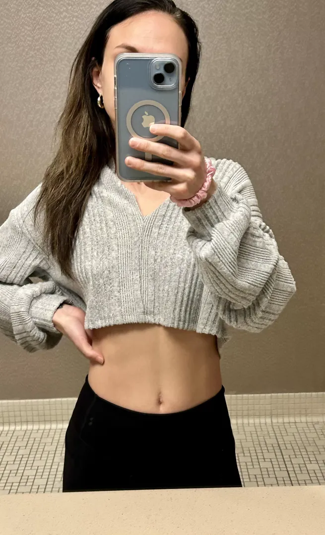 Any style crop top is my type