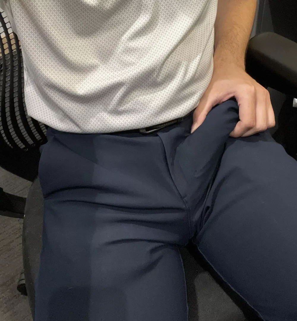 Anyone else get bulged up at work? 😉