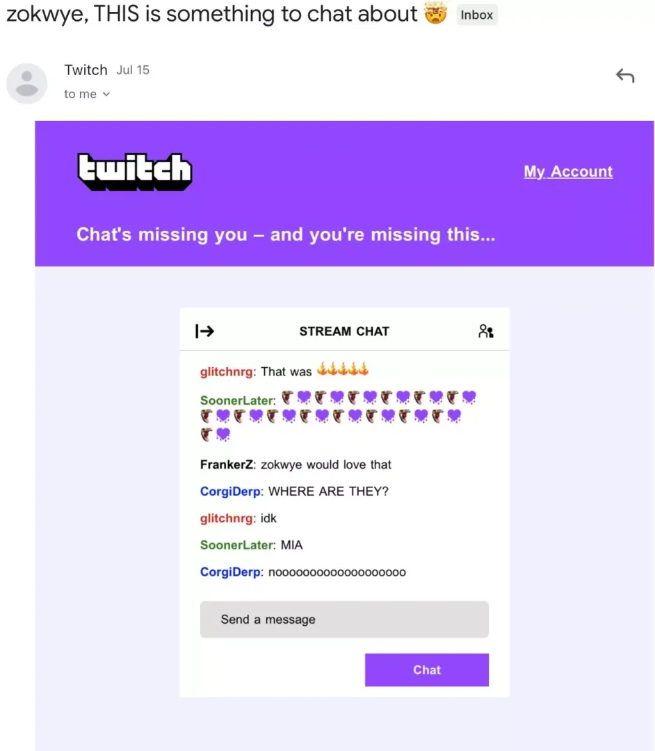 Anyone else gotten these fake chat messages?