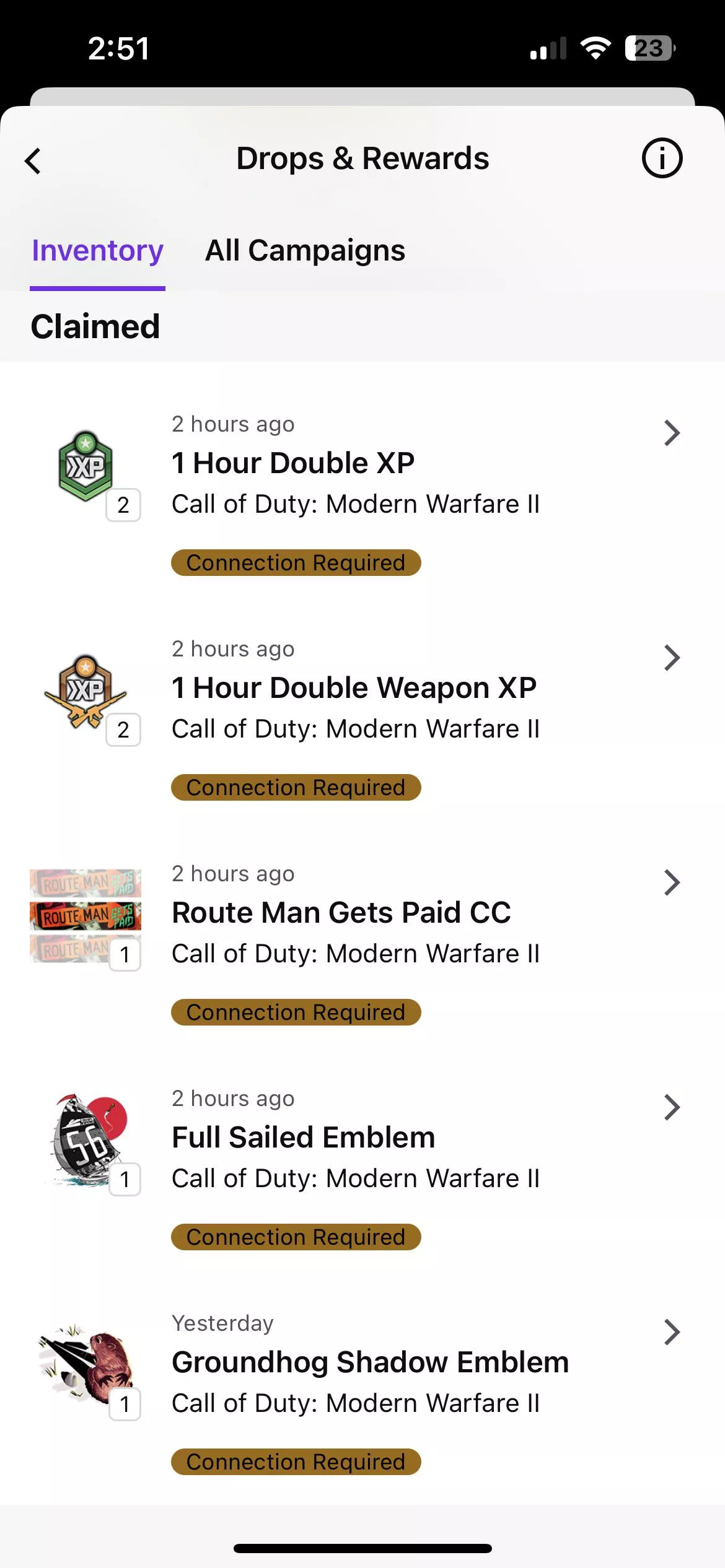 Anyone else have this issues or is this normal my account is linked from activision and PlayStation is also linked and I’m still getting this any help would be appreciated