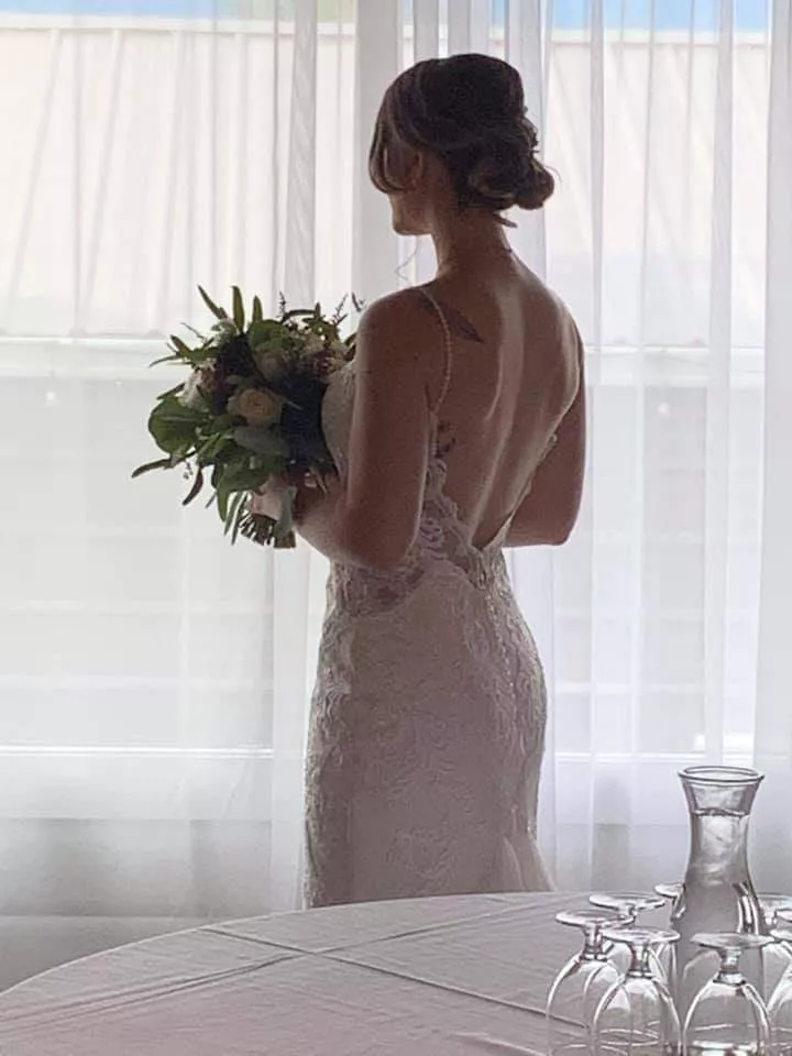 Anyone on telegram wanna look at our wedding / honeymoon eve pics?