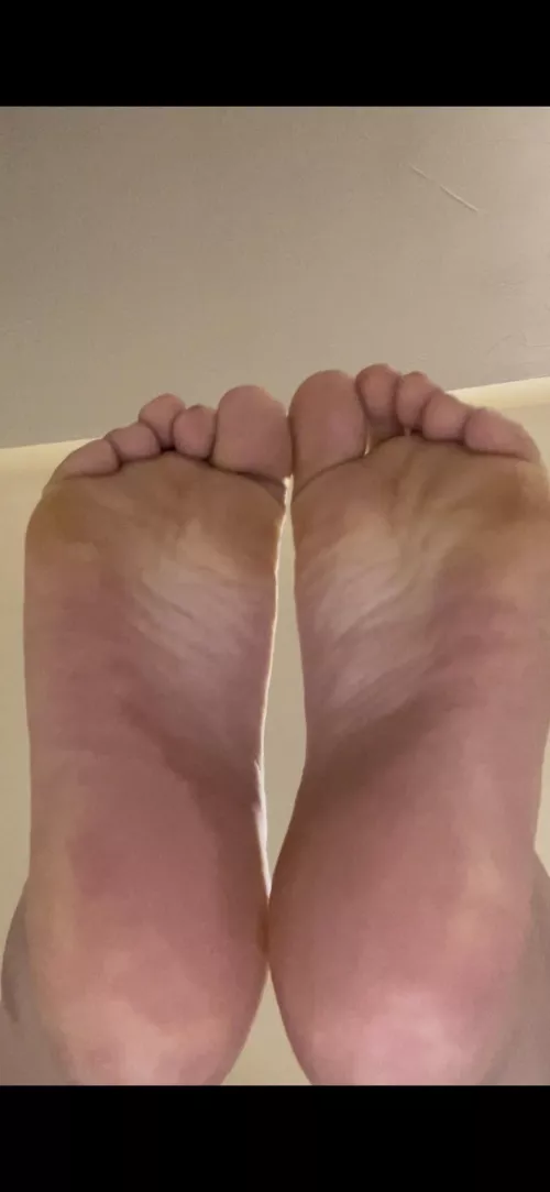 Anyone wanna lick my soles?