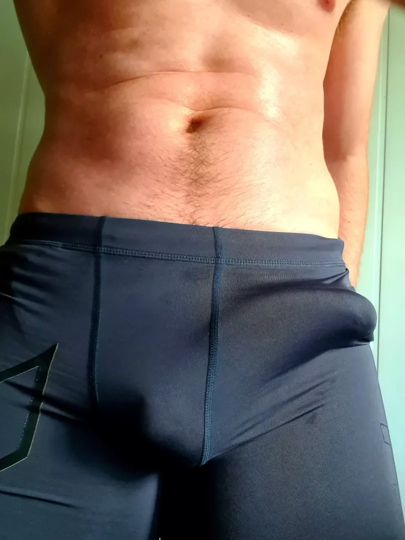 Anyone want to help me out of these tights and take a shower with me?