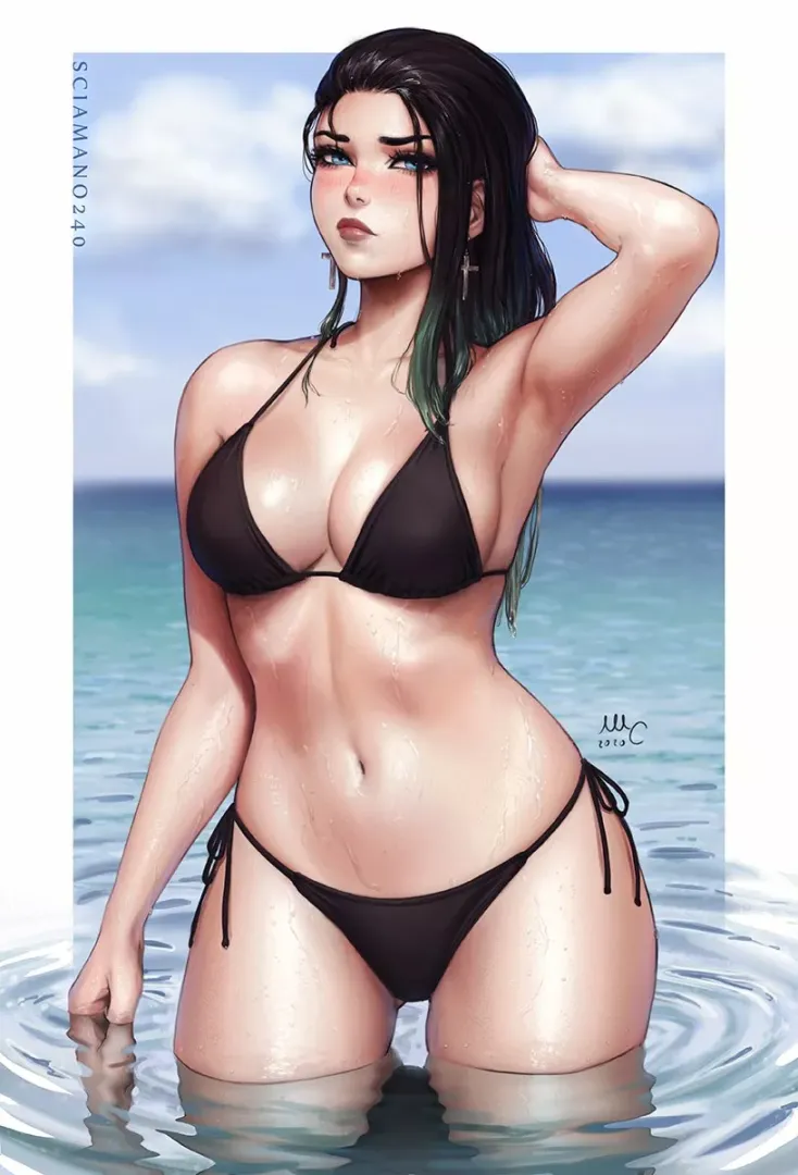 April in a Bikini (Sciamano240) [Original]