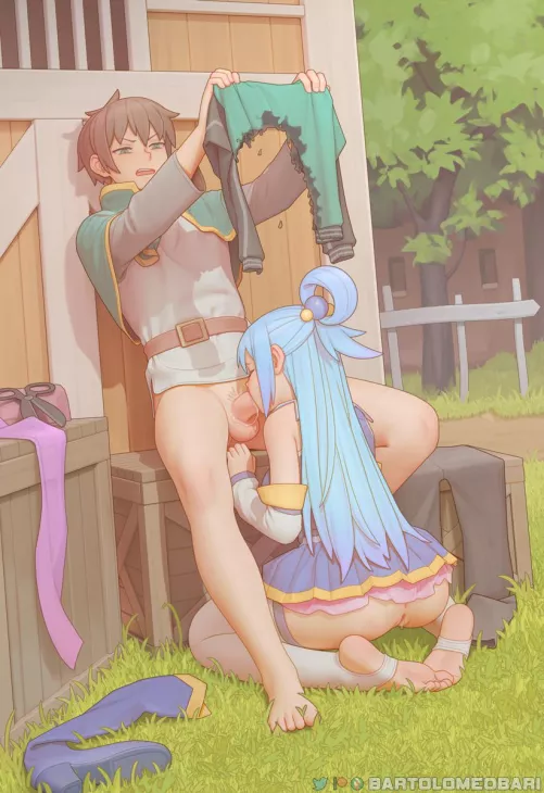 Aqua X Kazuma (Bartolomeobari) [Konosuba]