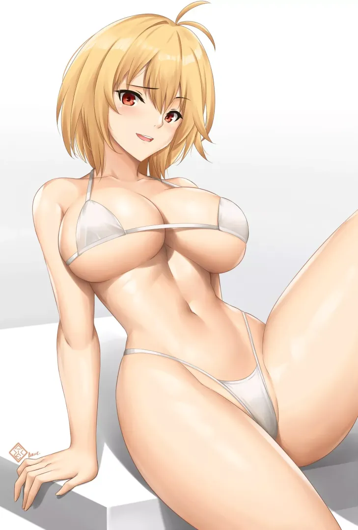 Arcueid in a micro-bikini