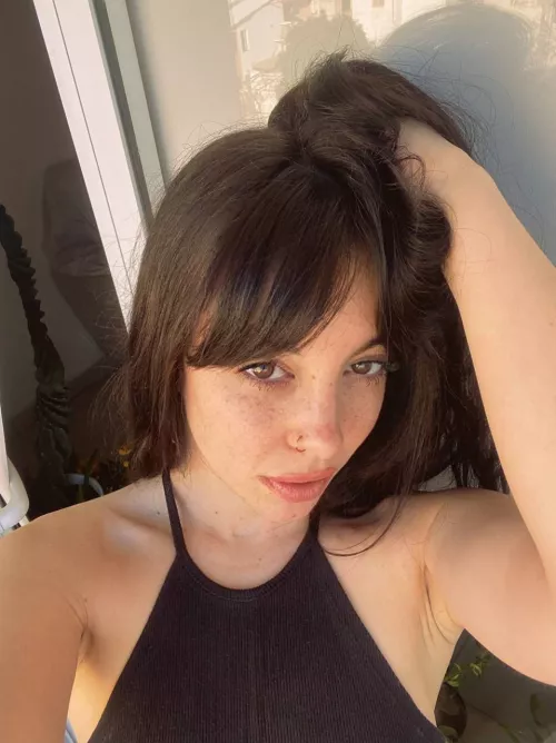 Are brunette girls with freckles your type