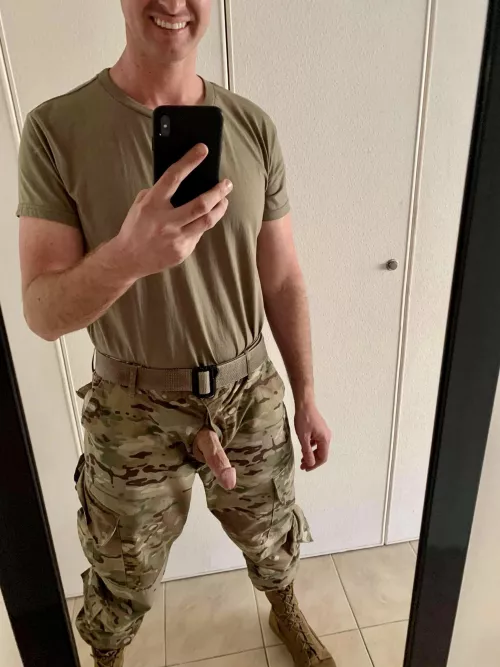 Are we fucking on the first date? Lose the uniform or keep it on?