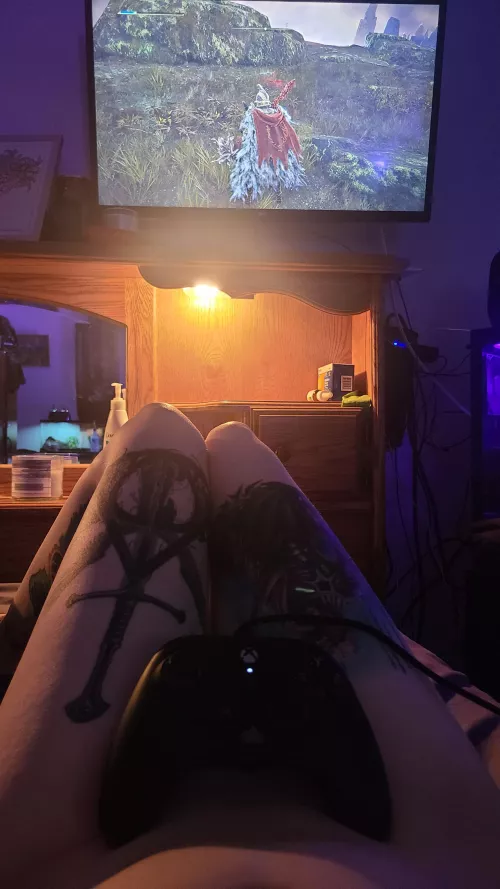 Are you more excited about the Elden Ring DLC or seeing me naked?