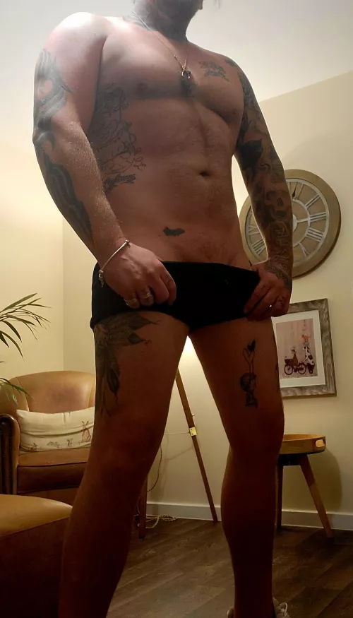 are you ready for daddy to take them off ??