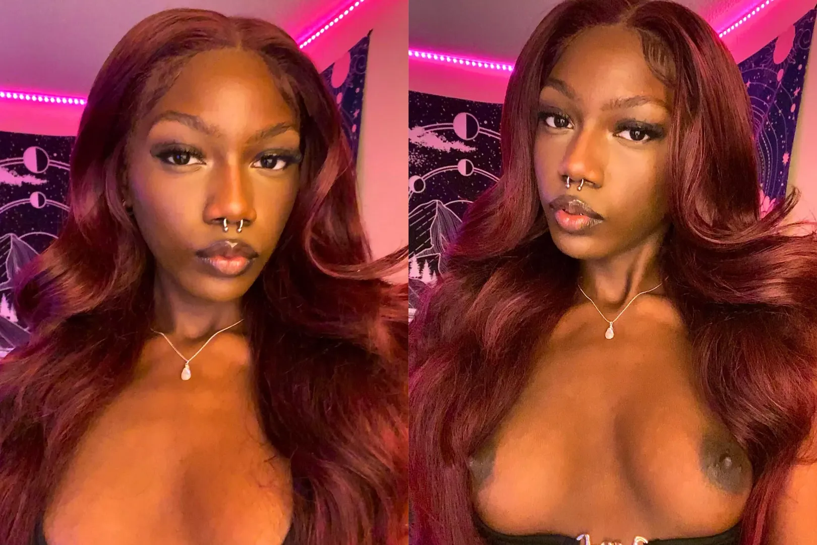 are you shooting your load on my face or my tits?
