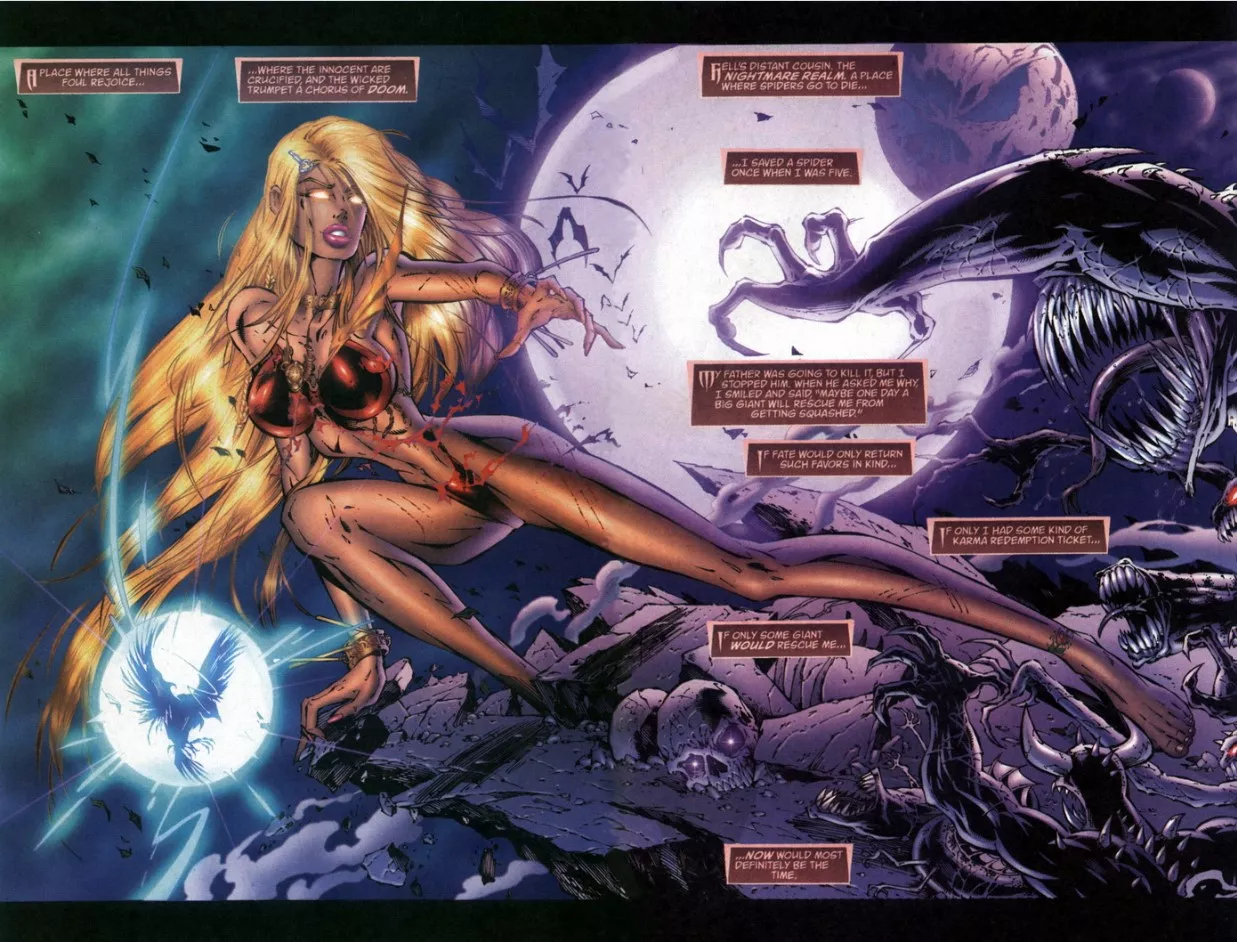 Ariel's Blood Red Bikini [Darkchylde (1996) #1]